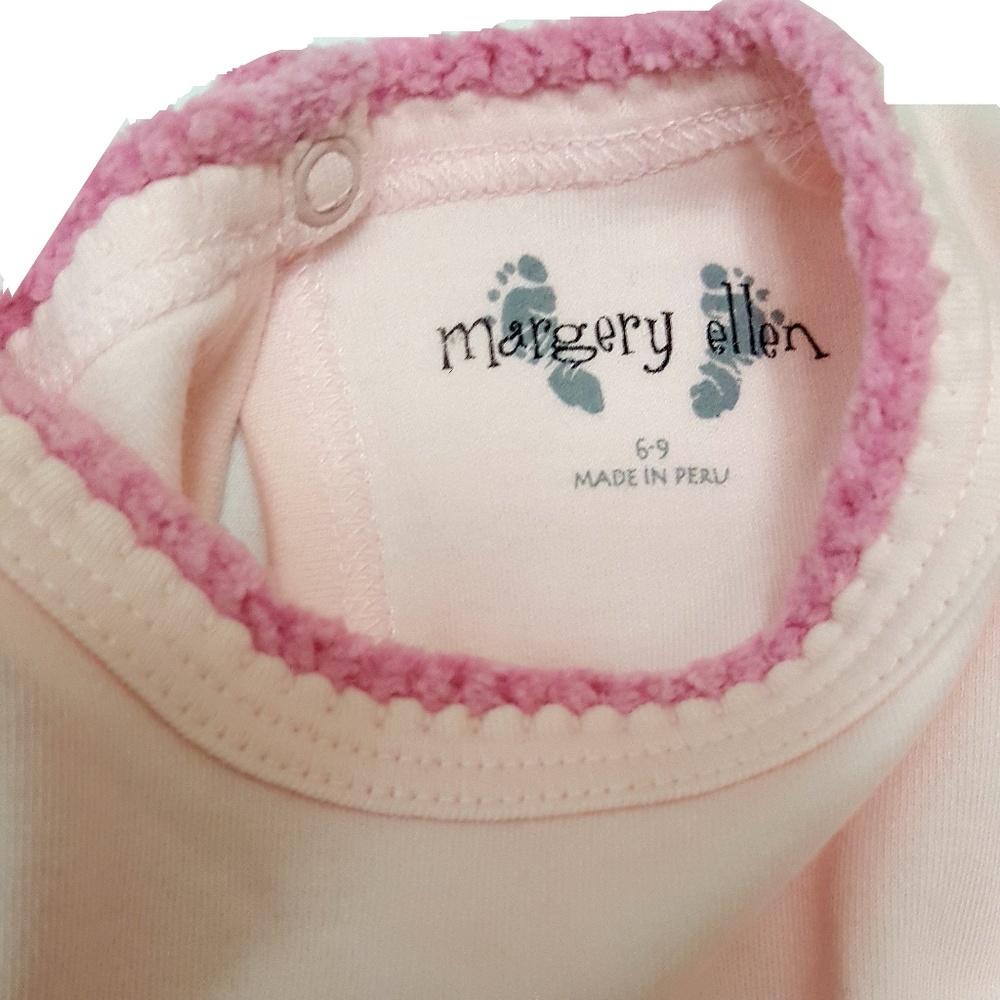 Margery ellen baby embroidery pink dress 6-9 m - Picture 3 of 3